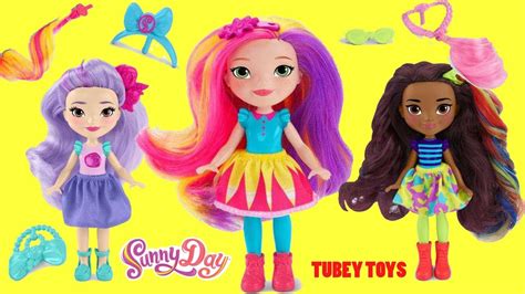 Nick Jr. Sunny Day Poseable Doll Pop-in Style Dolls Blaire, Rox, Sunny ...