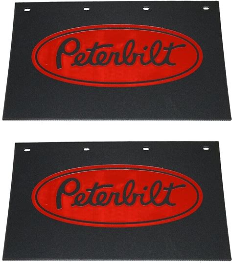 Amazon.com: Peterbilt Motors Trucks 24" x 15" Black & Red Peterbilt ...