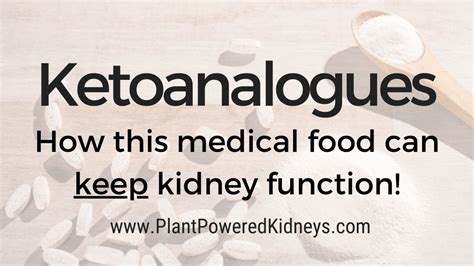 Ketoanalogues: How This Medical Food Can Keep Kidney Function