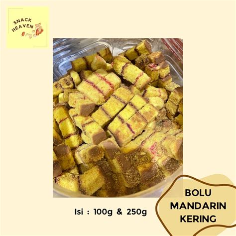 Jual SNACK CEMILAN MANIS BOLU KUE MANDARIN KERING 100g | Shopee Indonesia