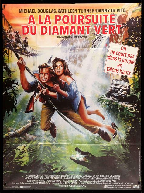 Romancing the Stone (1984) Original French Grande Movie Poster ...