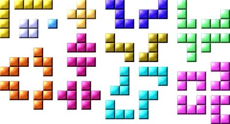 Colorful Tetris Blocks by 1DollarShop