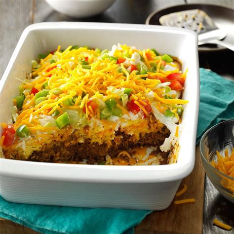 Potluck Taco Casserole Recipe | Taste of Home