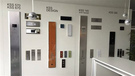 KONE Elevator buttons and fixtures at the KONE department, Ludwigsburg ...