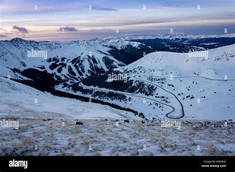 Summit County, Colorado is home to several ski resorts. This view is ...