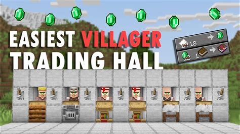 EASIEST Villager Trading Hall in Minecraft! - 1.19/1.20 - (Java ...