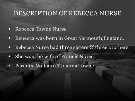 3 Words to Describe Rebecca Nurse