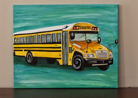 Bus Painting at PaintingValley.com | Explore collection of Bus Painting