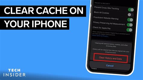 How To Clear Cache On iPhone - YouTube