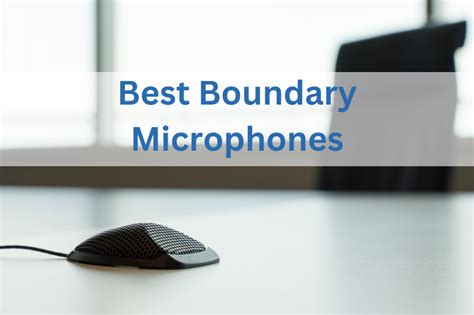 7 Best Boundary Microphones in 2023 - Audio Inspects