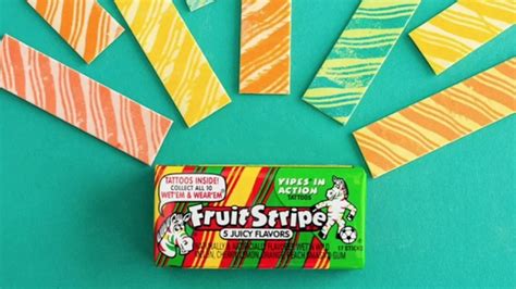 Iconic Fruit Stripe gum, sold since 1960s, to be discontinued by ...