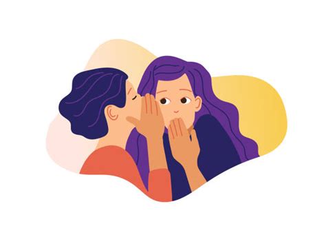 Whispering Illustrations, Royalty-Free Vector Graphics & Clip Art - iStock