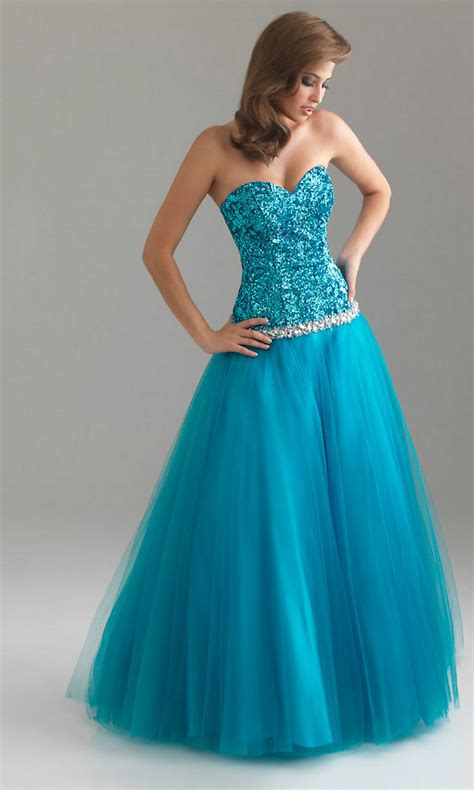 Turquoise Prom Dresses | DressedUpGirl.com