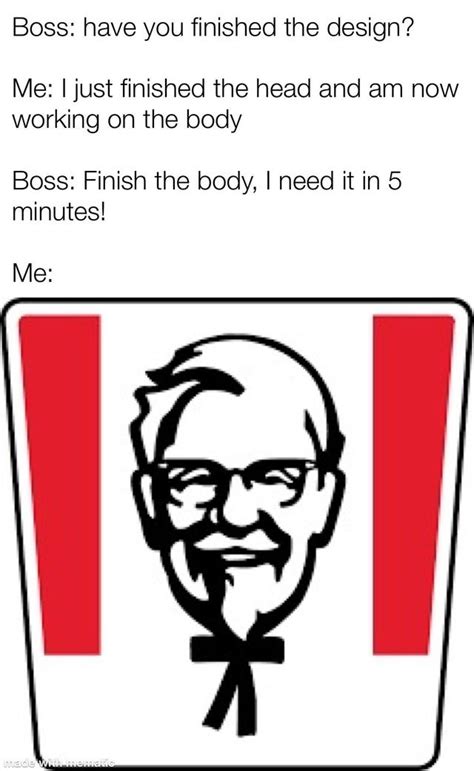 How the KFC logo was created - Meme by Splinter99 :) Memedroid