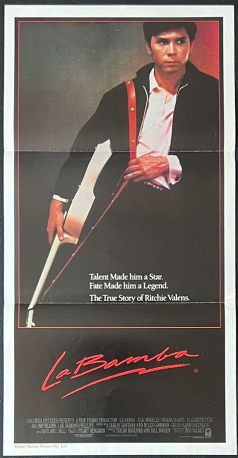 All About Movies - La Bamba Movie Poster Original Daybill 1987 Advance ...