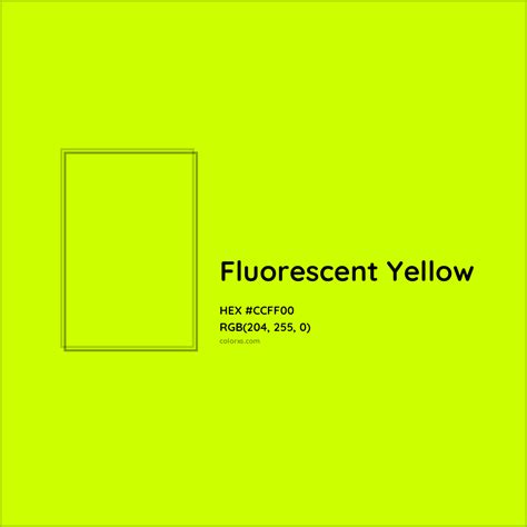 About Fluorescent Yellow - Color meaning, codes, similar colors and ...