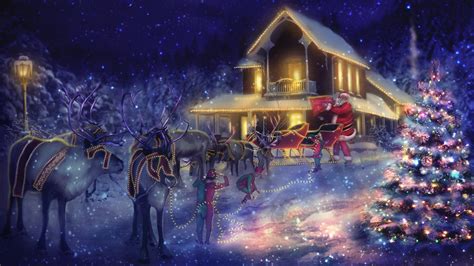 Enchanted Christmas Eve HD Wallpaper