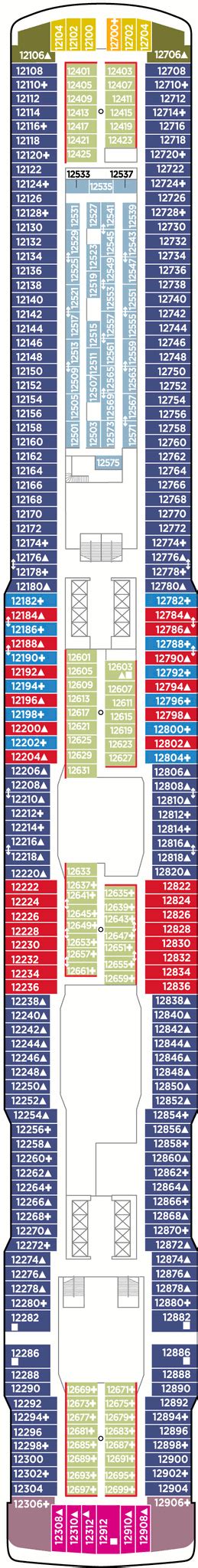 Norwegian Encore Deck Plans- Norwegian Cruise Line Norwegian Encore ...