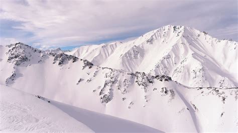 Wallpaper mountains, snow, slope, winter, white hd, picture, image