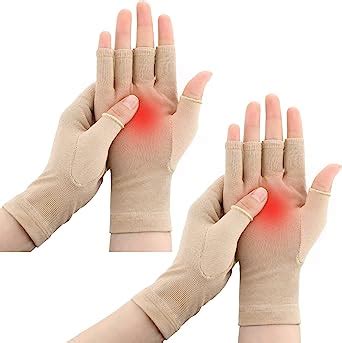 Amazon.com: Woanger 2 Pairs Seamless Lymphedema Compression Gloves 20 ...