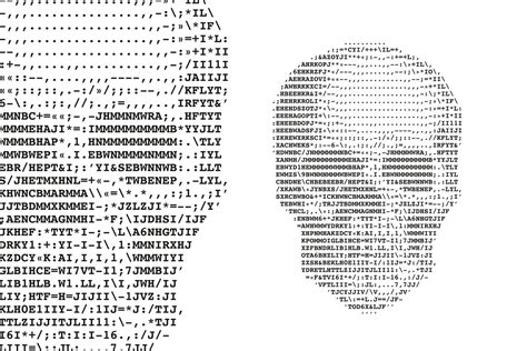 Skull text ASCII art illustration | Object Illustrations ~ Creative Market