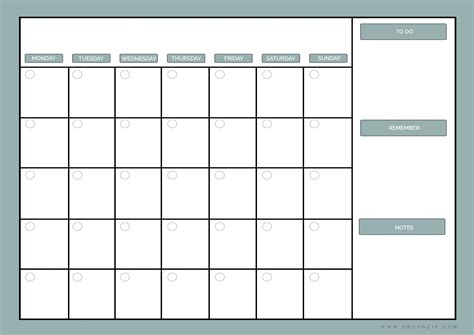 Printable Calendar Planner