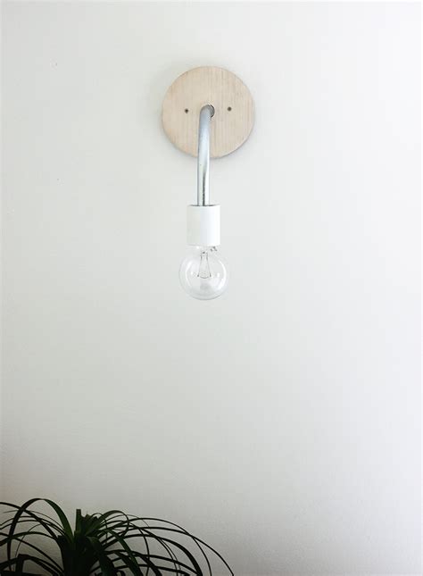 DIY Hanging Wall Light - The Merrythought