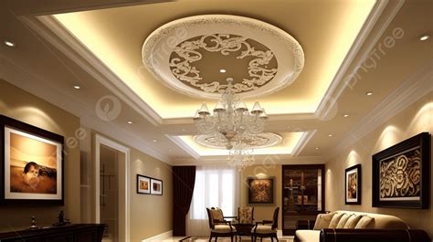 Luxury Living Room With Ceiling Design Images Background, Ceiling ...