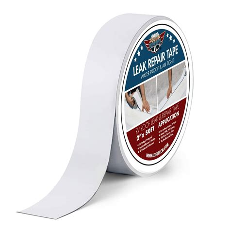 LCW 2" x 50' RV Sealant Tape UV Weatherproof Roof Leaks Repair Seal ...