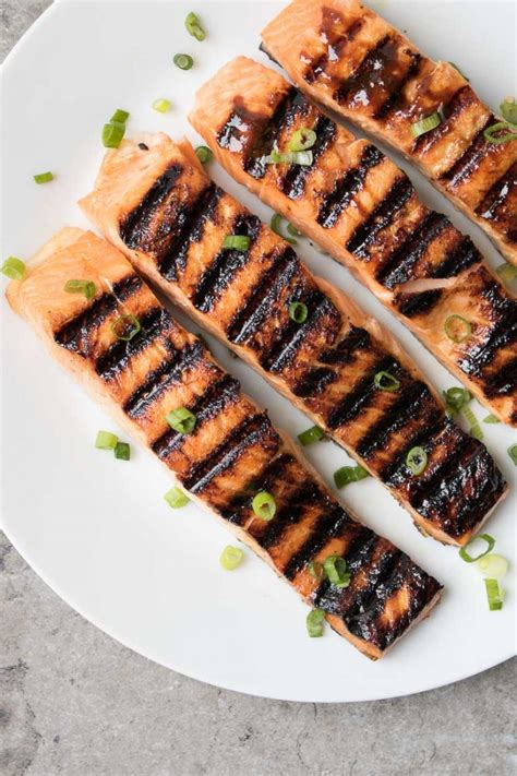 Honey Ginger Grilled Salmon (Easy & Healthy!) - Stephanie Kay