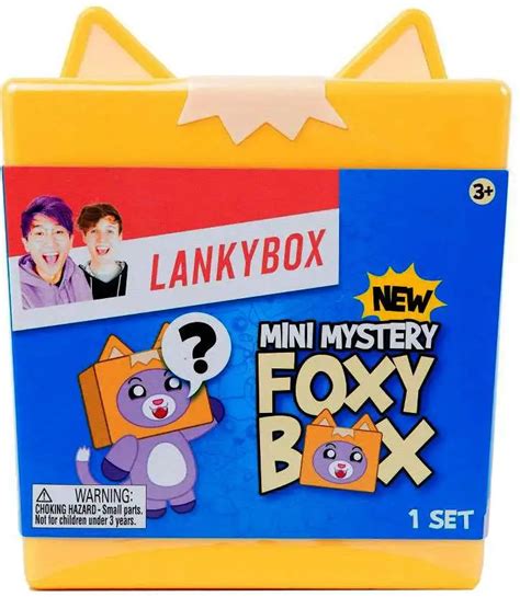 LankyBox Series 3 FOXY BOX MINI Mystery Box 2 Figures, 1 Squishy, 3 ...