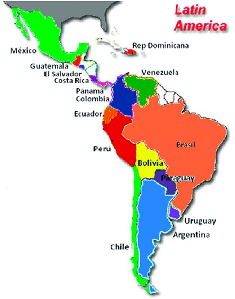 Map Of South America Showing Countries – Get Latest Map Update