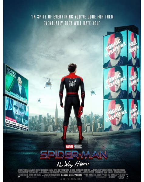 Spider-Man: No Way Home Poster Design on Behance