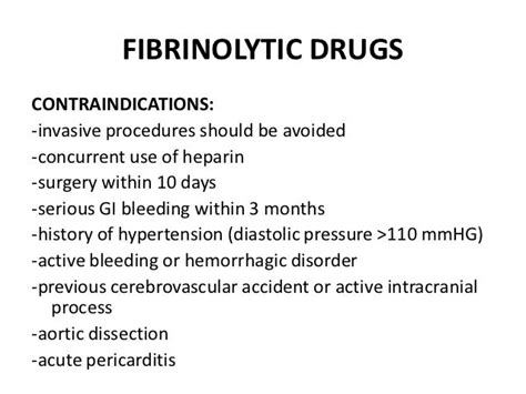 PHARMACOLOGY - Fibrinolytic Drugs