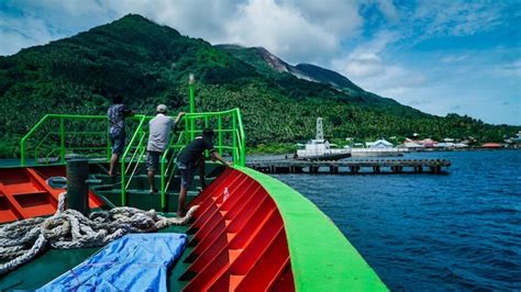 Premium Photo | Harbor view from the boat