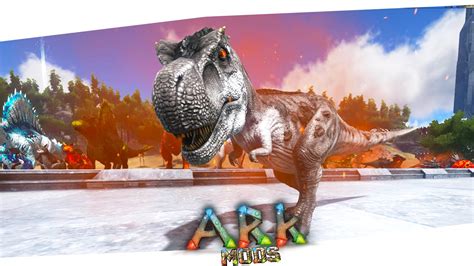 Ark Survival Evolved MODS #17 - BABY ALPHA REX!!! (RE-UPLOAD) - YouTube