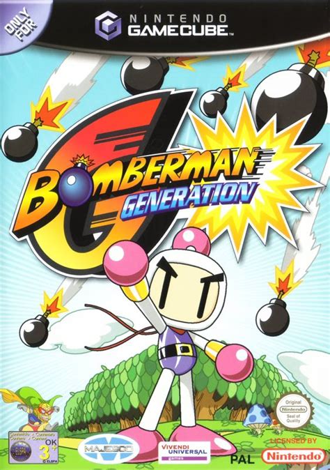 Bomberman Generation (2002) GameCube box cover art - MobyGames