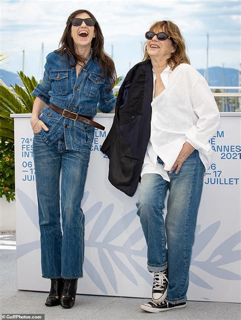 Jane Birkin and daughter Charlotte Gainsbourg attend photocall for ...