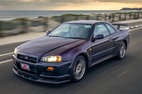 US-legal R34 Nissan Skyline GT-R in Midnight Purple up for sale