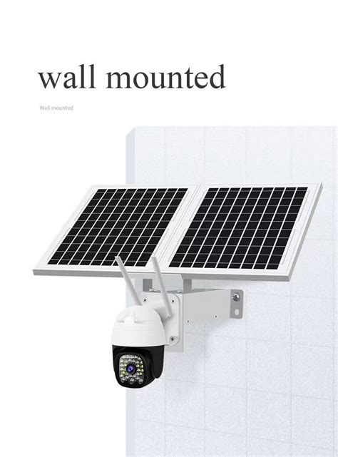 4G Solar CCTV Camera with 25W10Ah