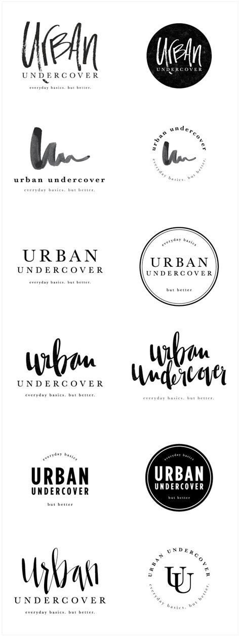 Urban Undercover Logo Design | Salted Ink Design Co.