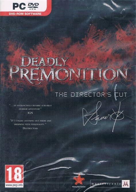 Deadly Premonition: The Director's Cut (2013) box cover art - MobyGames