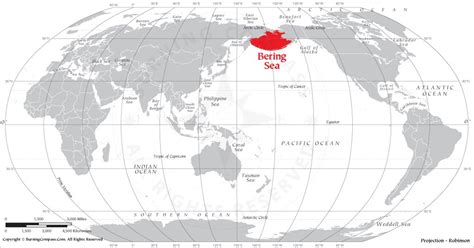 Where is Bering Sea Located ? - Bering Sea on World Map