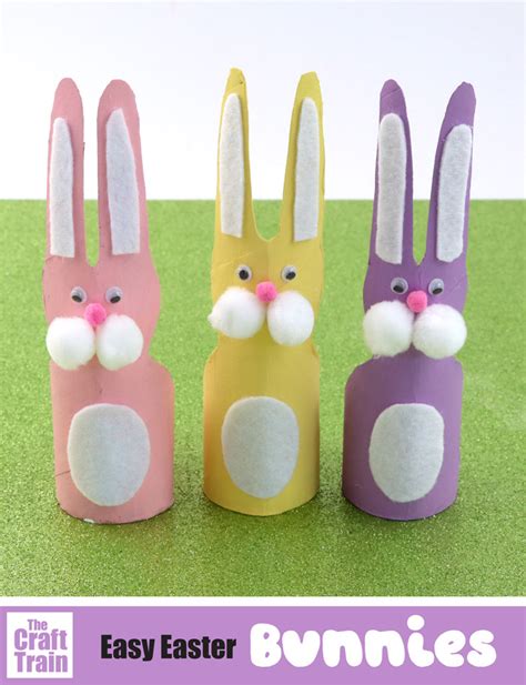 Easter bunny craft idea - The Craft Train