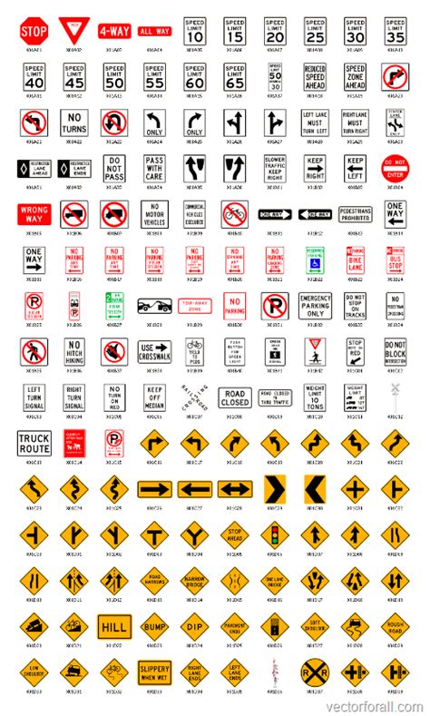 US Highway Signs | VectorForAll | Highway signs, Traffic signs, Ho ...