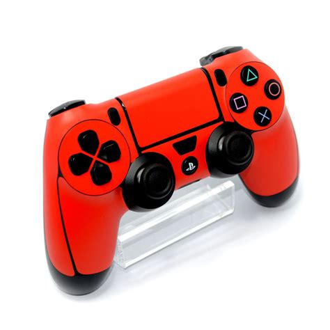 Playstation 4 (PS4) CONTROLLER Red Matt Skin / Cover – EasySkinz.com