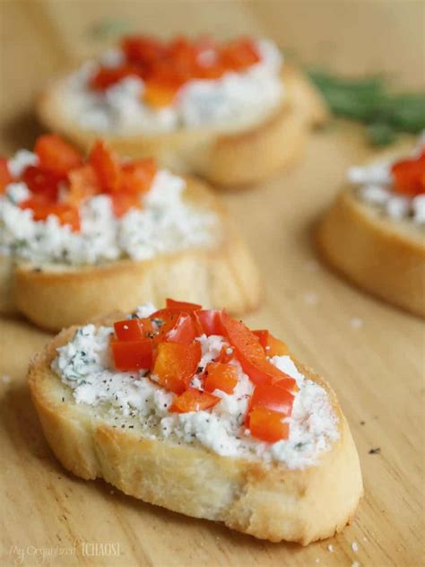 Crusty Herbed Crostini Appetizer Recipe