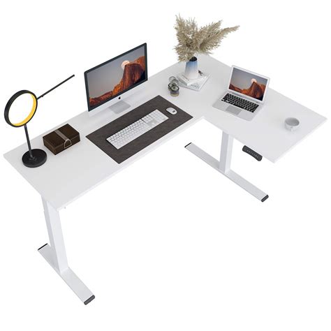 Buy FLEXISPOT Pro Corner Desk Dual Motor L Shaped Computer Electric ...