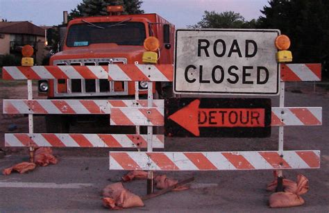 Road Closed Detour Signs 3 by FantasyStock on DeviantArt