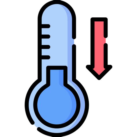 Low temperature Special Lineal color icon